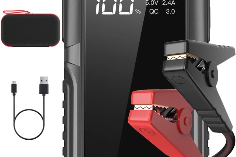 Never Be Stranded: Top 10 Best Jump Starters for Instant Power in 2026 / Portable Car Jump Starter Power Bank with USB Quick Charge
