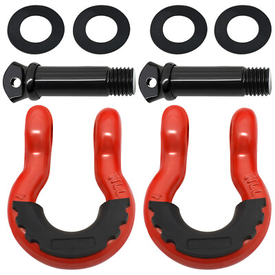Heavy Duty Rated Recovery Tow Hooks and D Ring Shackles
