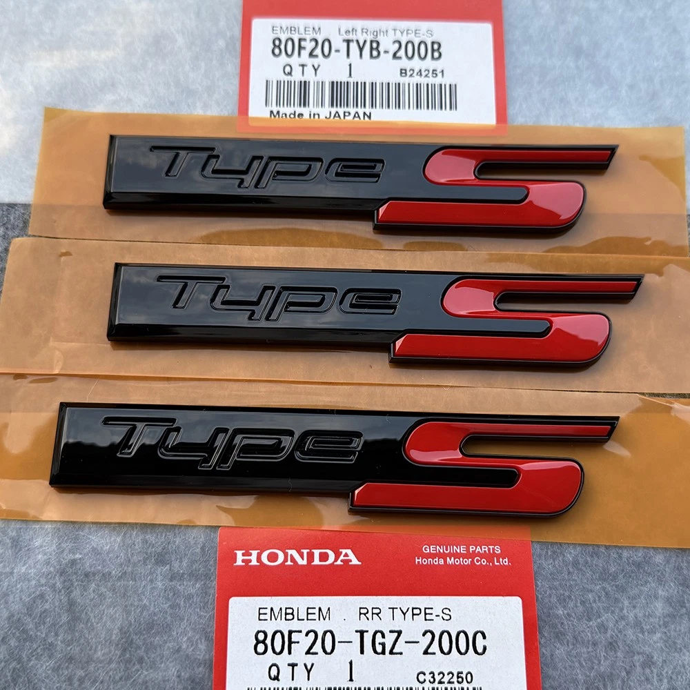 Enhance Your Aesthetic: Gloss Black Type-S Emblem for Acura TLX (2015-2025) 1 s l1600 3 1