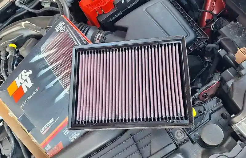 How often should engine air filter be changed