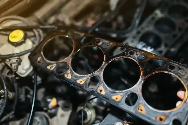 Symptoms of a bad engine cylinder head gasket failure